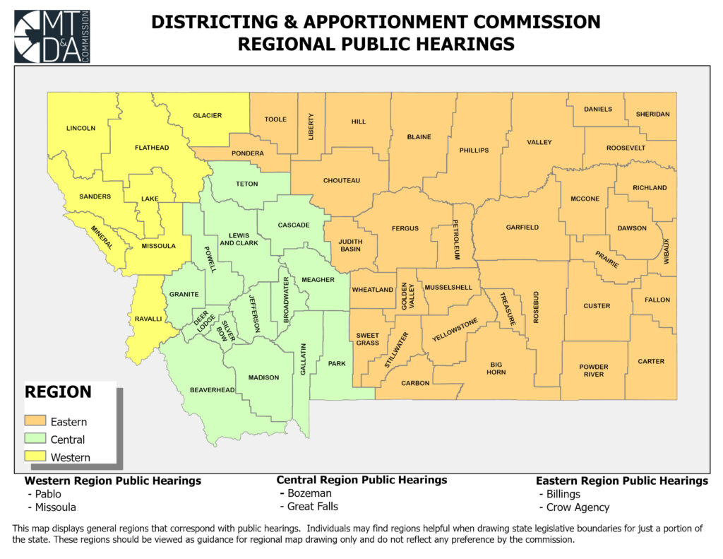 Public Hearings by Region – MDAC